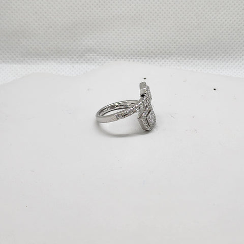 Brand New Sterling Silver 925 Baguette Style Ring