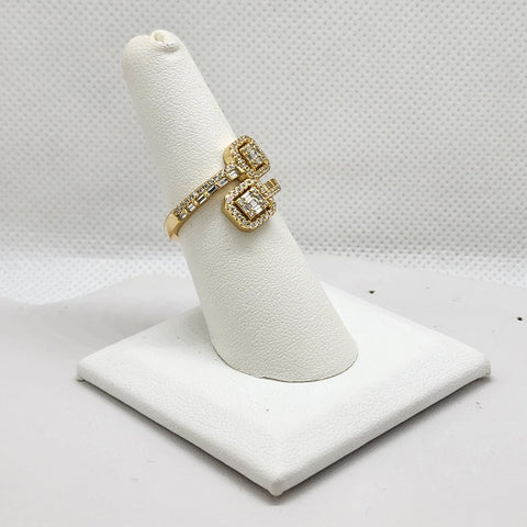 Brand New Sterling Silver 925 Baguette Style Ring