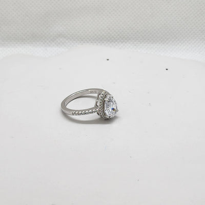 Brand New Sterling Silver 925 Tear Drop Ring