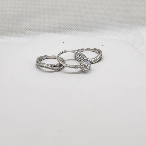 Brand New Sterling Silver 925 3pcs Set Ring