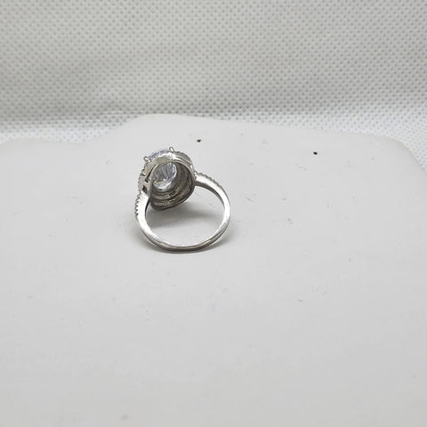 Brand New Sterling Silver 925 Oval Design Ring