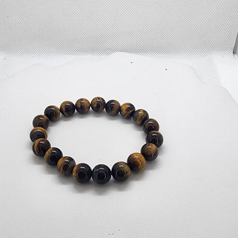 Brand New Tiger Eye Beaded Bracelet