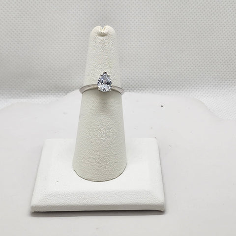 Brand New Sterling Silver 925 Tear Drop Design Ring