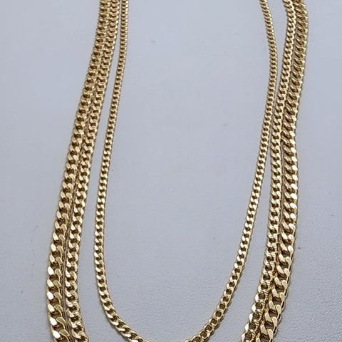 Brand New Brazilian 18k Gold Filled 3 Necklaces