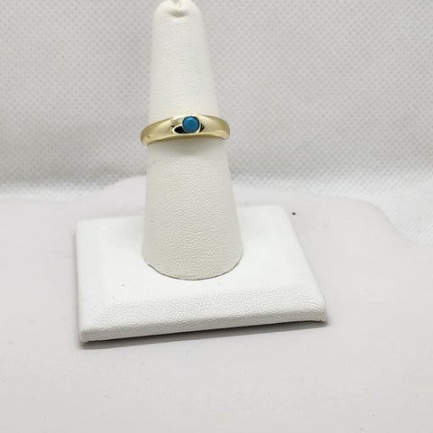 Brand New Sterling Silver 925 Baby Blue Gemstone Ring