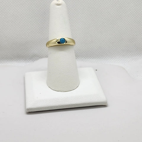 Brand New Sterling Silver 925 Baby Blue Gemstone Ring