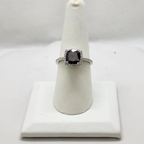 Brand New Sterling Silver 925 Purple Gemstone Ring