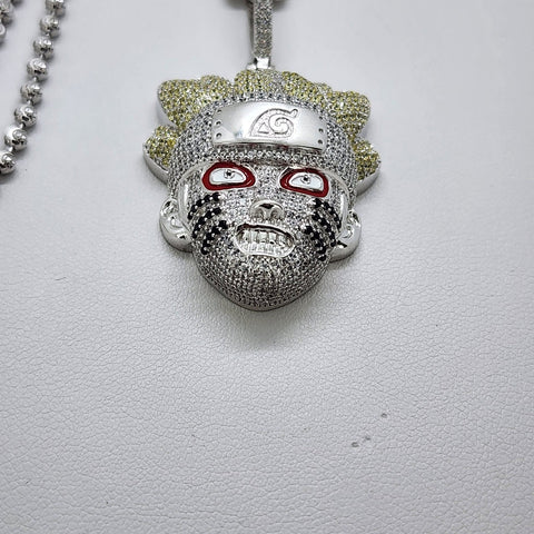 Brand New Sterling Silver 925 Naruto Necklace