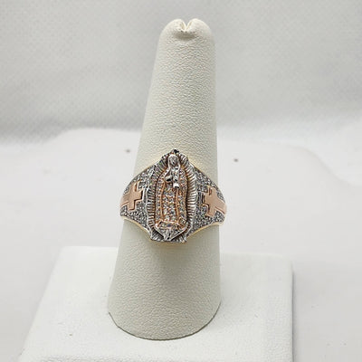 Brand New Sterling Silver 925 Virgen De Guadalupe Ring