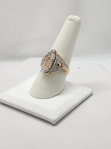 Brand New Sterling Silver 925 Virgen De Guadalupe Ring