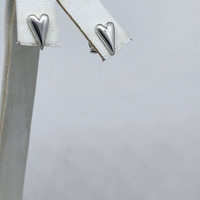 Brand New Sterling Silver 925 Heart Earrings