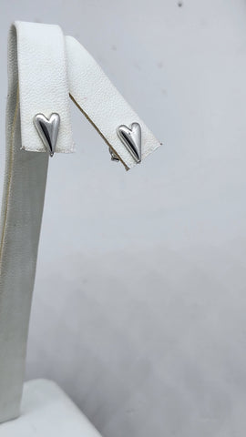 Brand New Sterling Silver 925 Heart Earrings