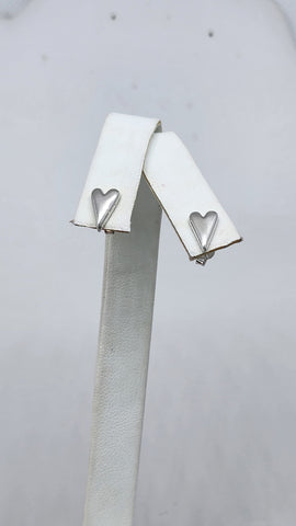 Brand New Sterling Silver 925 Heart Earrings