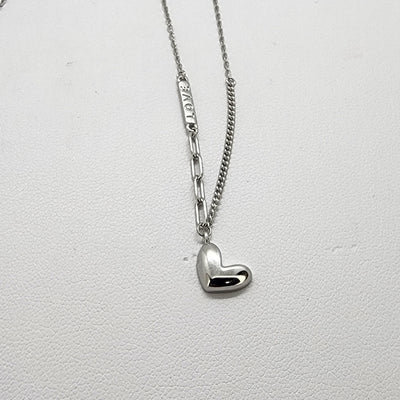 Brand New Sterling Silver 925 Love Heart Necklace