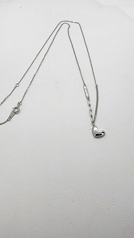 Brand New Sterling Silver 925 Love Heart Necklace