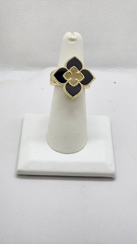 Brand New Black Clover Brass Ring