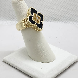 Brand New Black Clover Brass Ring