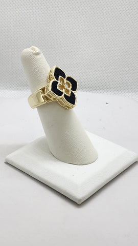 Brand New Black Clover Brass Ring