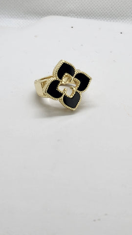 Brand New Black Clover Brass Ring