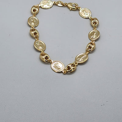 Brand New Brazilian 18k Gold Filled Nino Divino Bracelet