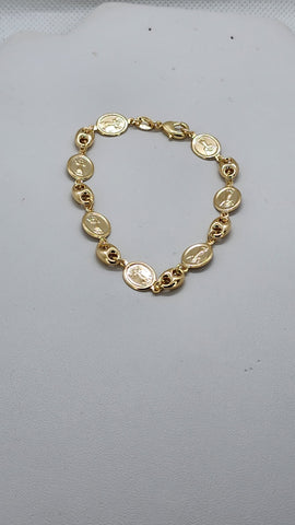 Brand New Brazilian 18k Gold Filled Nino Divino Bracelet