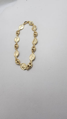 Brand New Brazilian 18k Gold Filled Nino Divino Bracelet