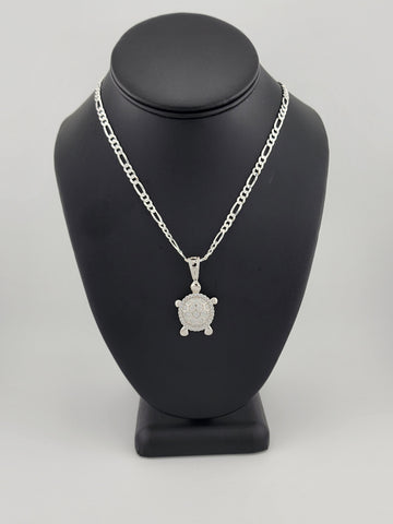 Brand New Sterling Silver 925 Turtle Necklace