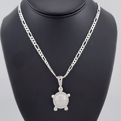 Brand New Sterling Silver 925 Turtle Necklace