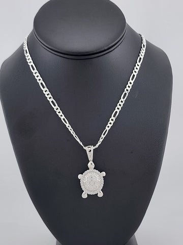 Brand New Sterling Silver 925 Turtle Necklace