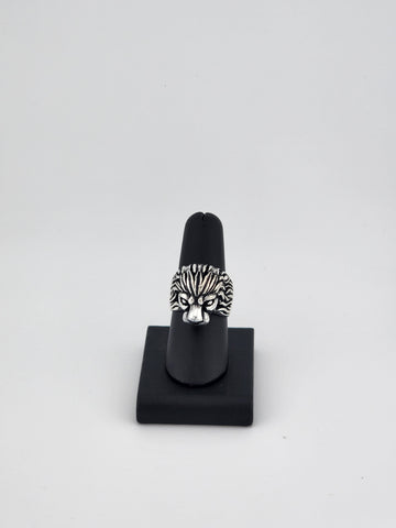 Brand New Sterling Silver 925 Lion Head Ring