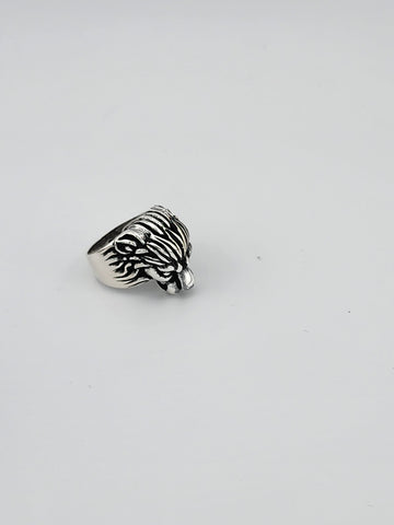 Brand New Sterling Silver 925 Lion Head Ring