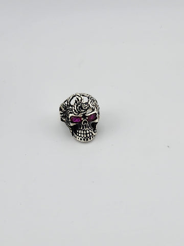 Brand New Sterling Silver 925 Skull Head Ring