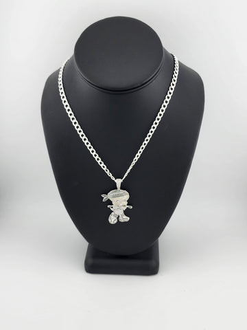 Brand Sterling Silver 925 Tweety Bird Necklace