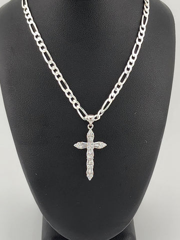 Brand New Sterling SIlver 925 Cross Necklace