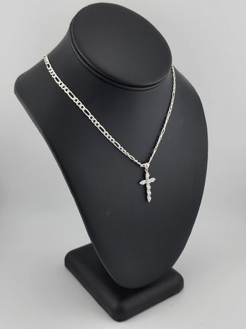 Brand New Sterling SIlver 925 Cross Necklace