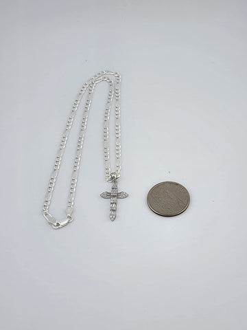 Brand New Sterling SIlver 925 Cross Necklace