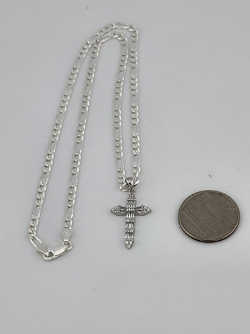 Brand New Sterling SIlver 925 Cross Necklace