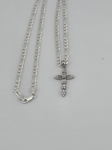 Brand New Sterling SIlver 925 Cross Necklace