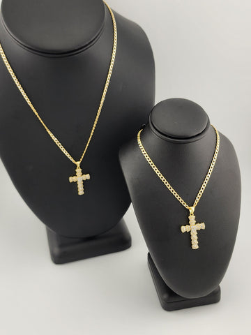 Brand New Sterling SIlver 925 Cross Necklace