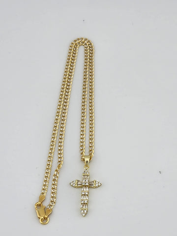 Brand New Sterling Silver 925 Cross Necklace