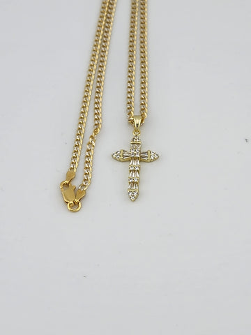 Brand New Sterling Silver 925 Cross Necklace