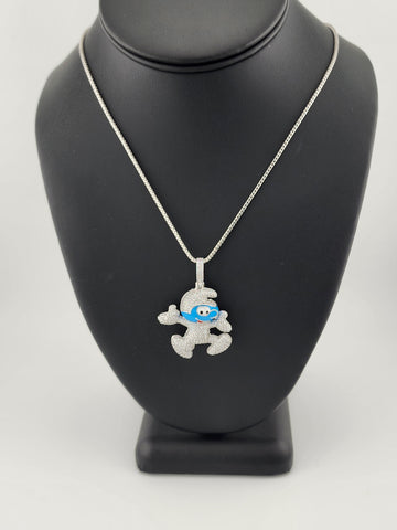 Brand New Smurf Necklace