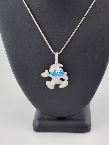 Brand New Smurf Necklace