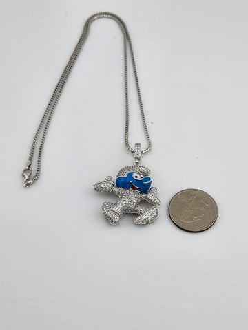 Brand New Smurf Necklace