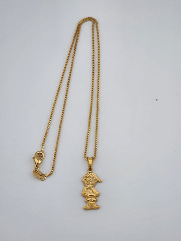 Brand New Brazilian 18k Gold Filled Boy Necklace