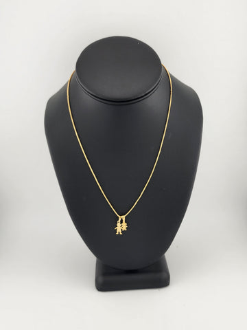 Brand New Brazilian 18k Gold Filled Boy and Girl Necklace