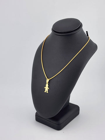 Brand New Brazilian 18k Gold Filled Boy Necklace