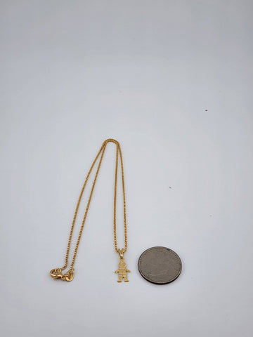 Brand New Brazilian 18k Gold Filled Boy Necklace