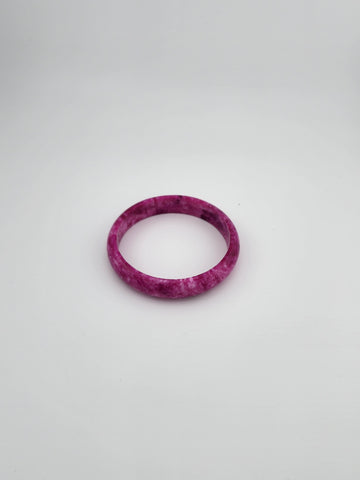 Brand New Pink Agate Bangle Bracelet