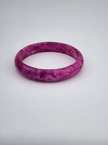 Brand New Pink Agate Bangle Bracelet